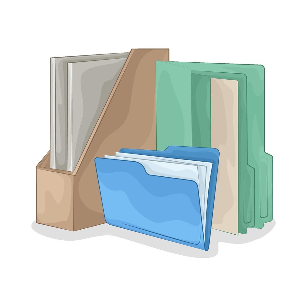 Illustration of folder vector