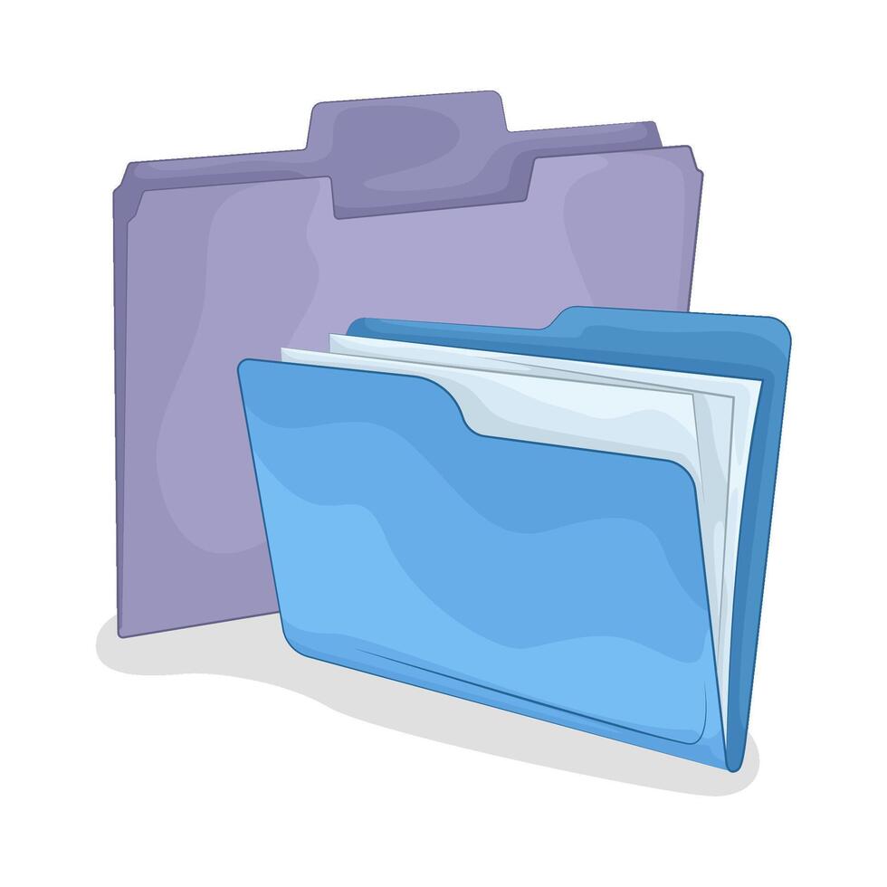 Illustration of folder vector