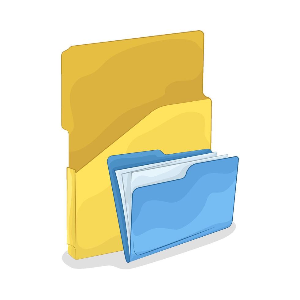 Illustration of folder vector