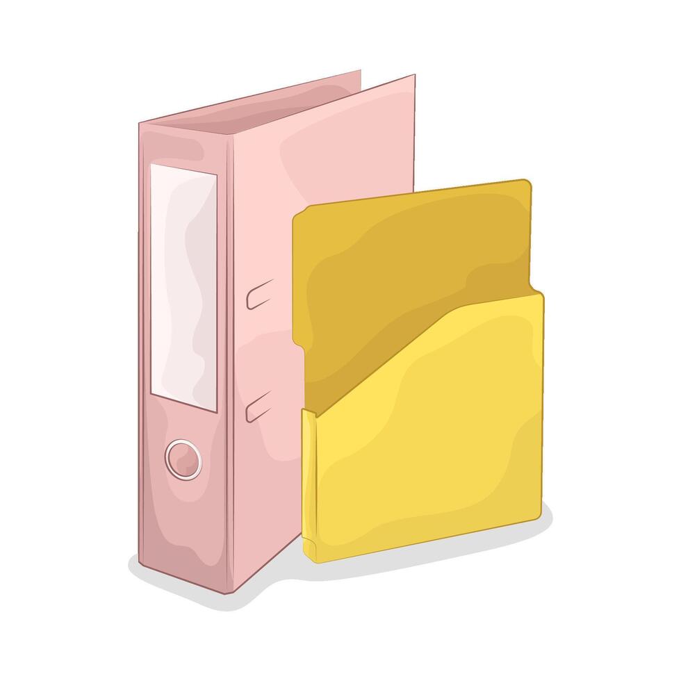 Illustration of folder vector