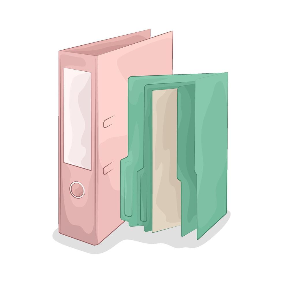 Illustration of folder vector