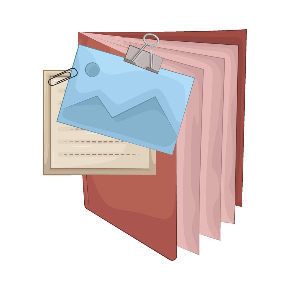 Illustration of folder vector