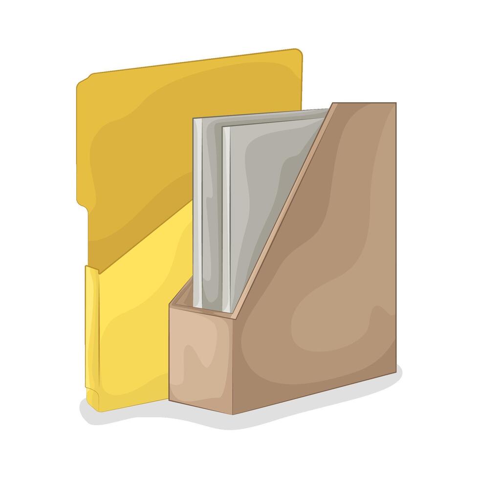 Illustration of folder vector