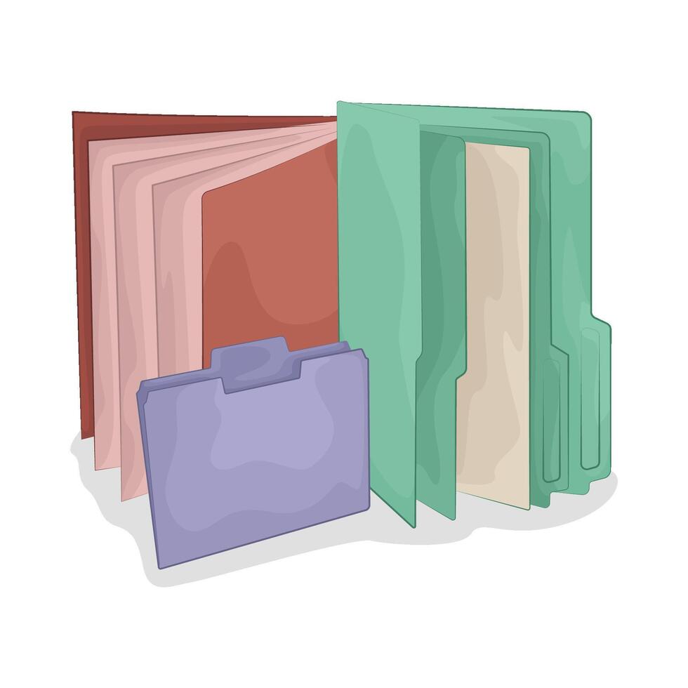 Illustration of folder vector
