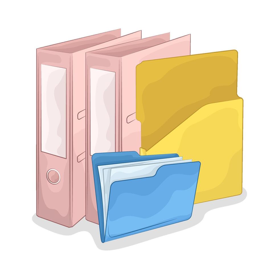 Illustration of folder vector