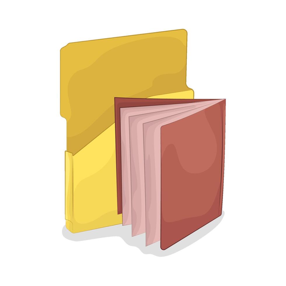 Illustration of folder vector