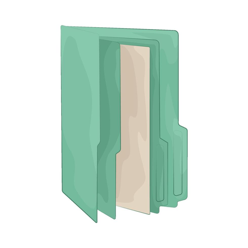 Illustration of folder vector