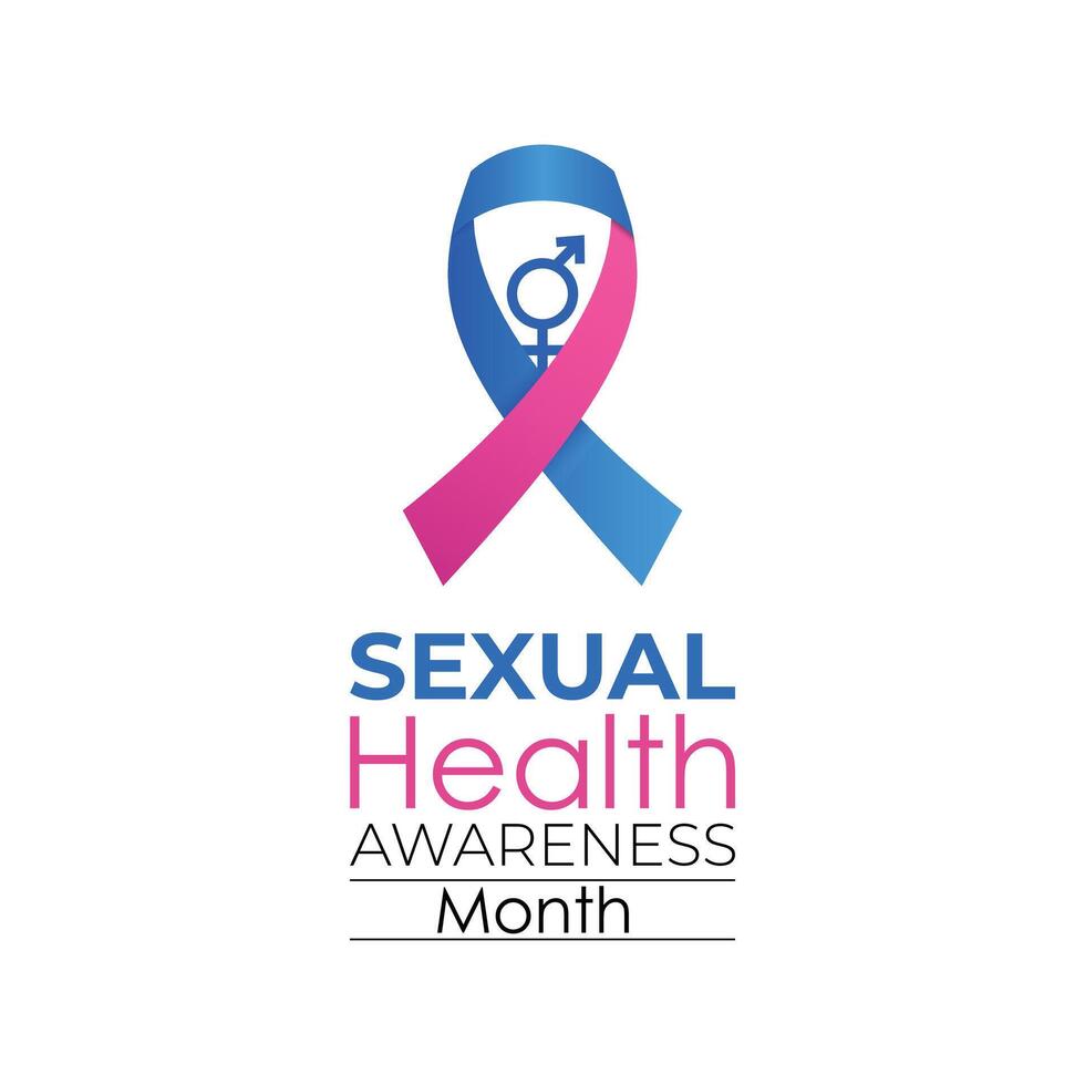Sexual Health Awareness Month is observed every year on September. Banner poster, flyer and background design. illustration. vector