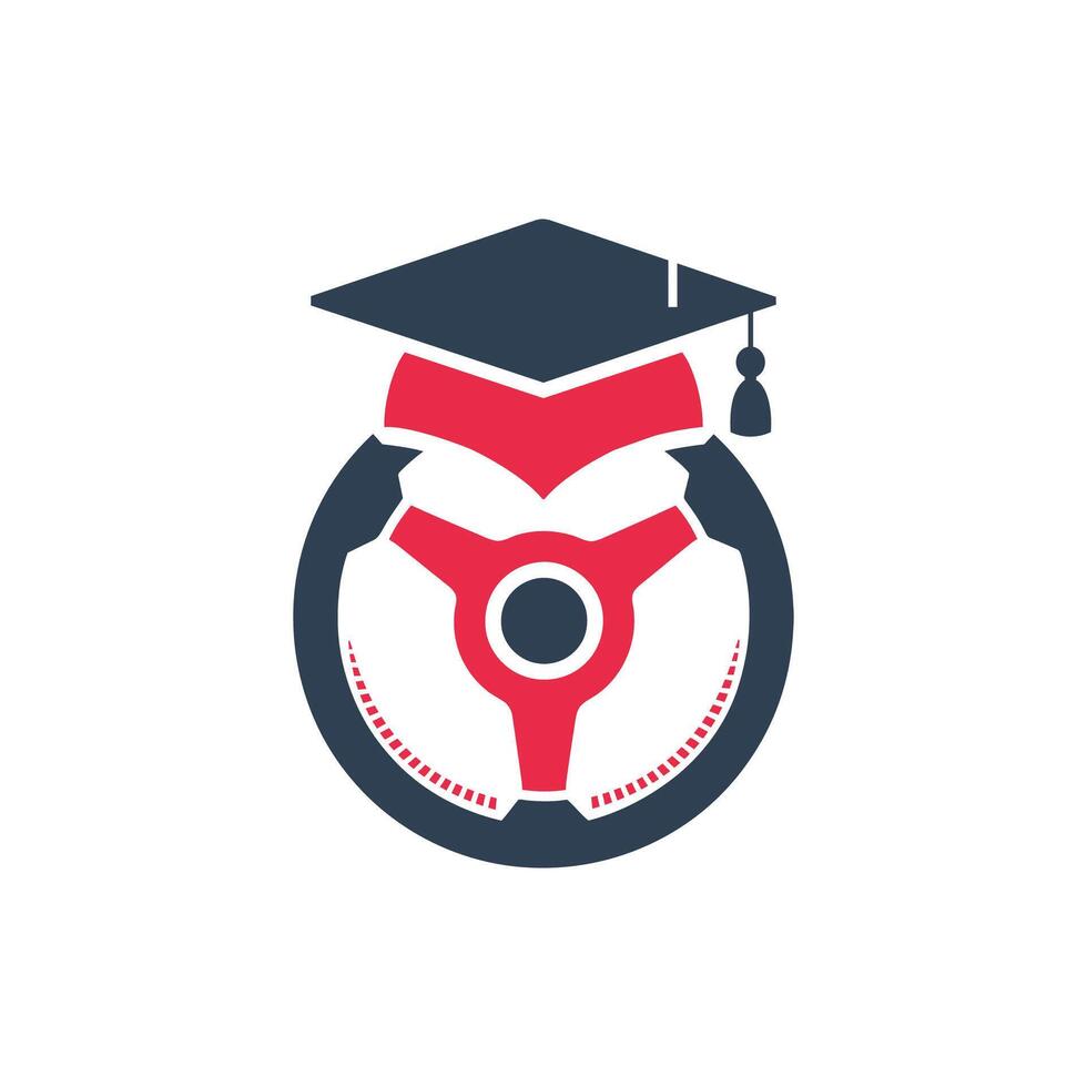 Driving logo. driving school logo vector