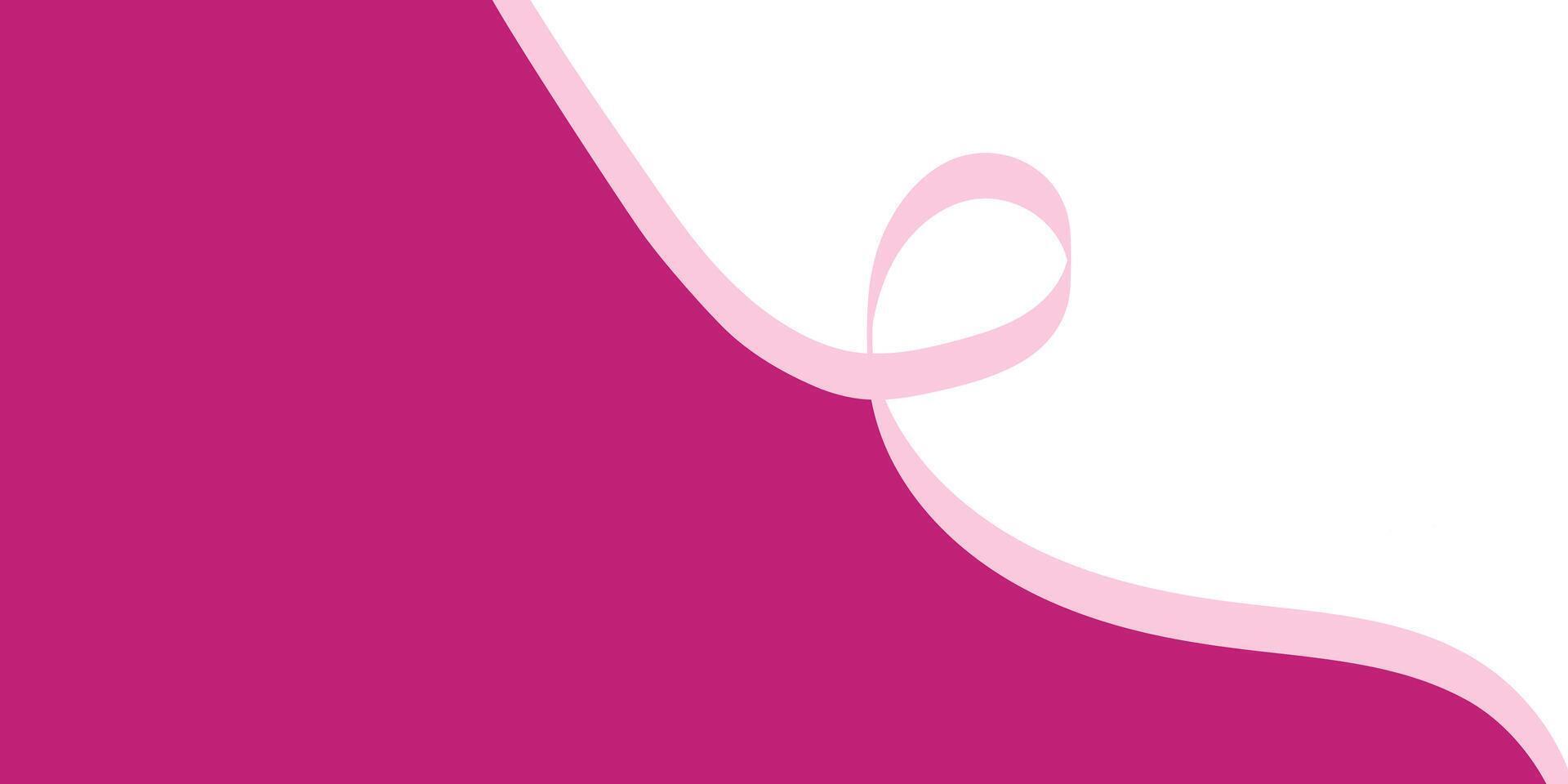 Breast Cancer Awareness. Pink October. Breast Cancer vector