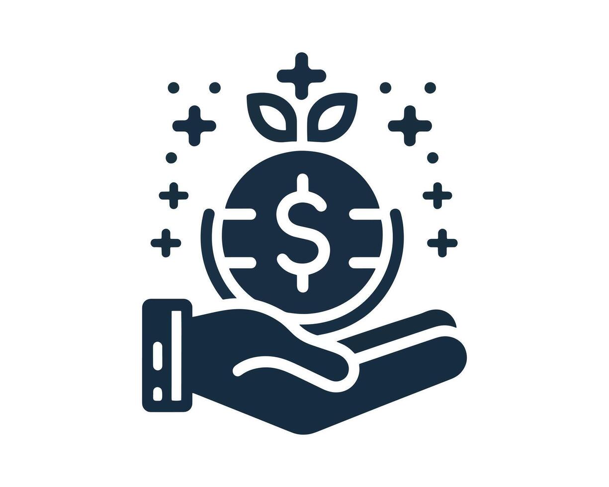 Financial banking element design vector