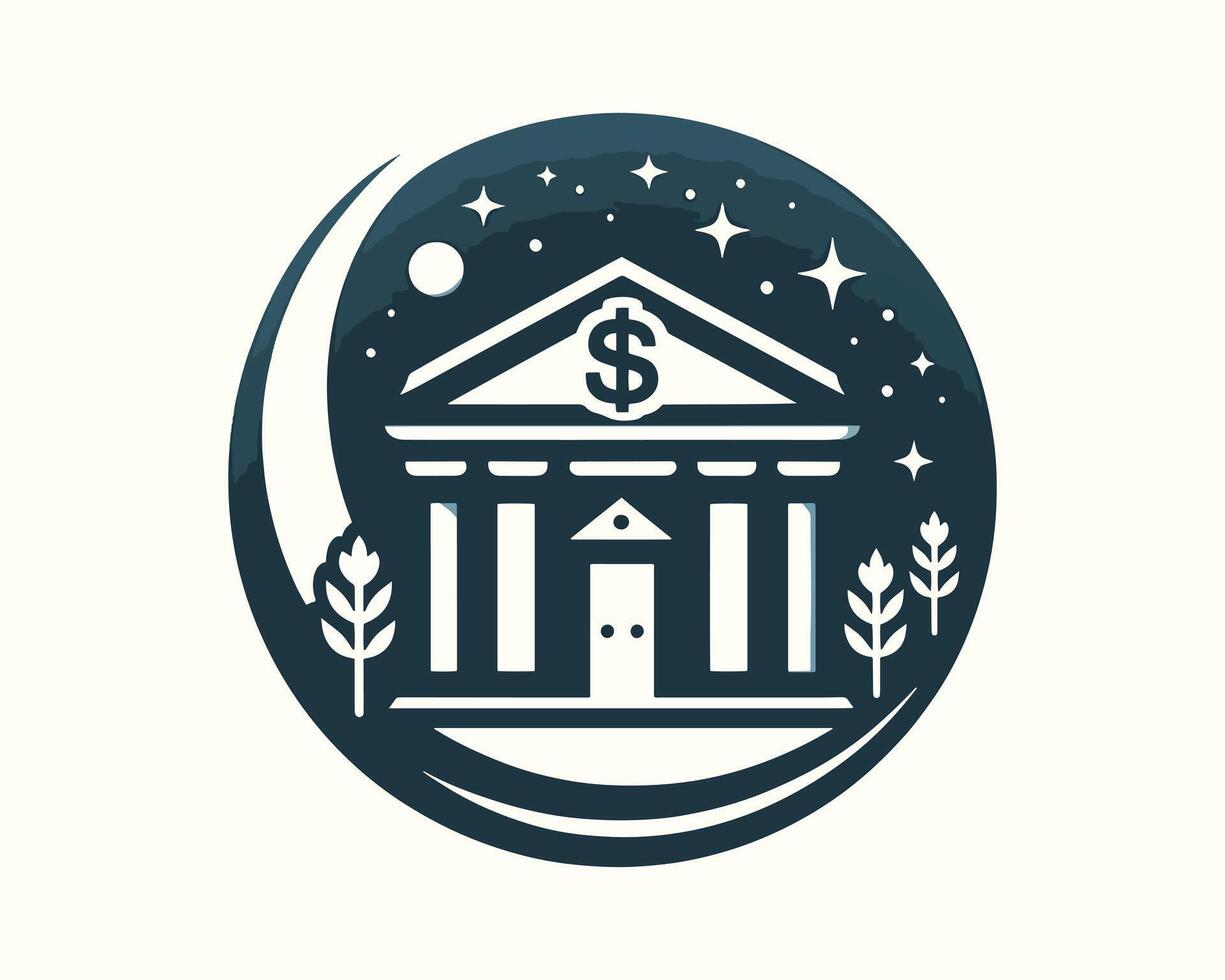 Financial banking element design vector