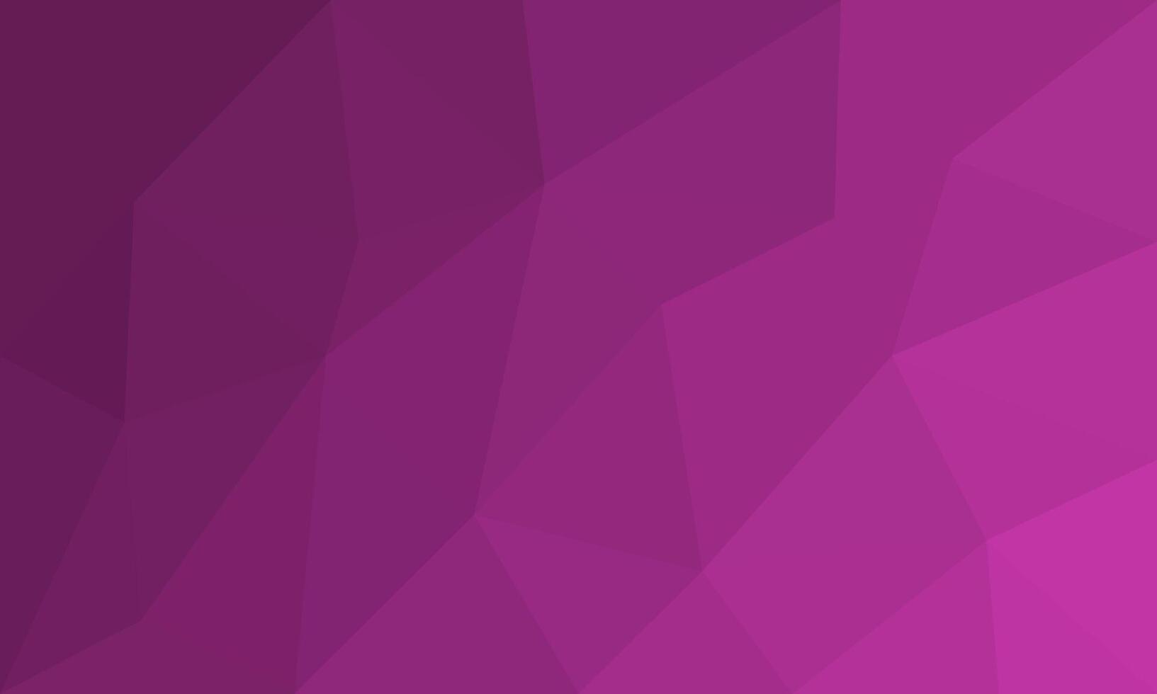 Magenta gradient in abstract polygon shape background texture. modern mosaic illustration with triangle shape pattern elements for display, business, website, surface, advertising, display, idea vector