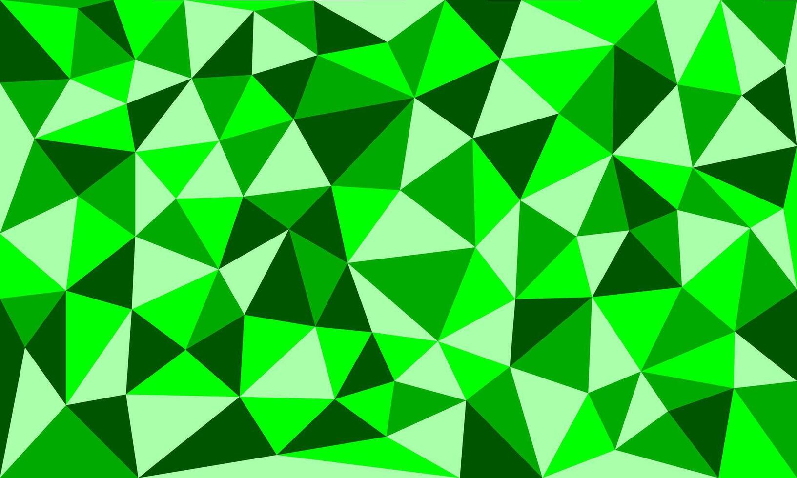 Abstract polygon green color texture. Modern triangle pattern background illustration template for decoration, surface, advertising, idea, artwork, landing page, banner, poster, display vector