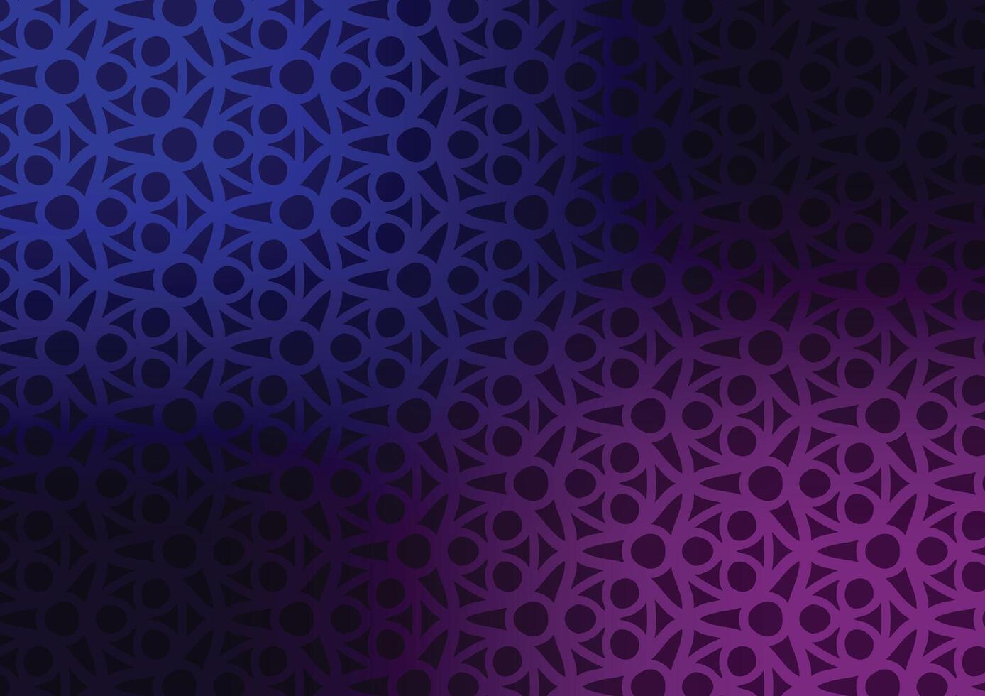 Abstract circle art purple pattern dark background vector