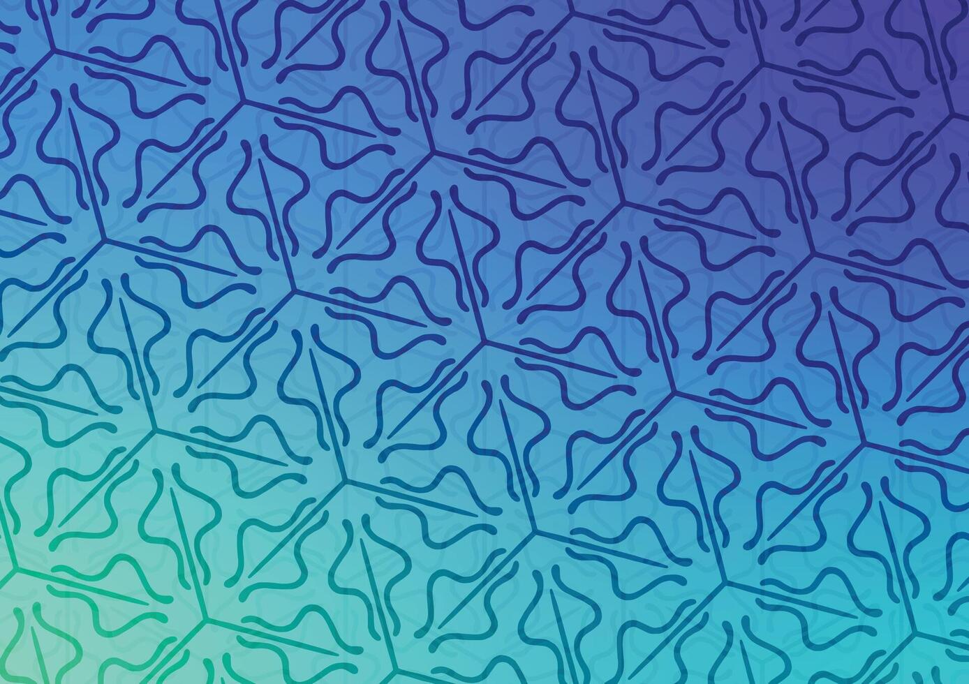 Abstract geometric pattern blue line wallpaper background vector