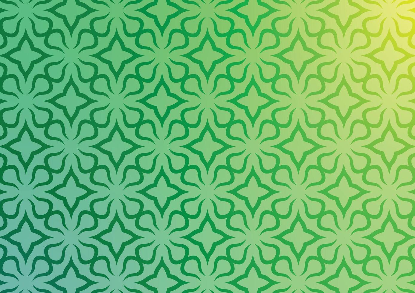 Abstract green line pattern gradient background vector