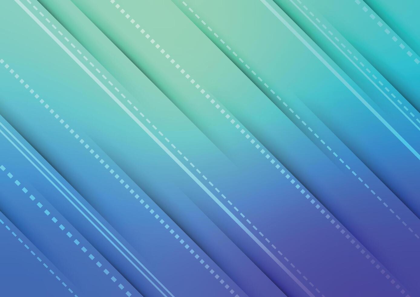 Green line blue gradient pattern art background vector
