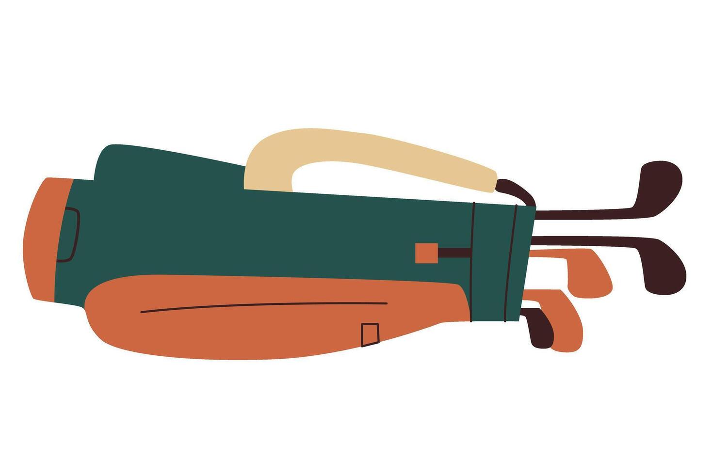 Full Set Golf Sports vector