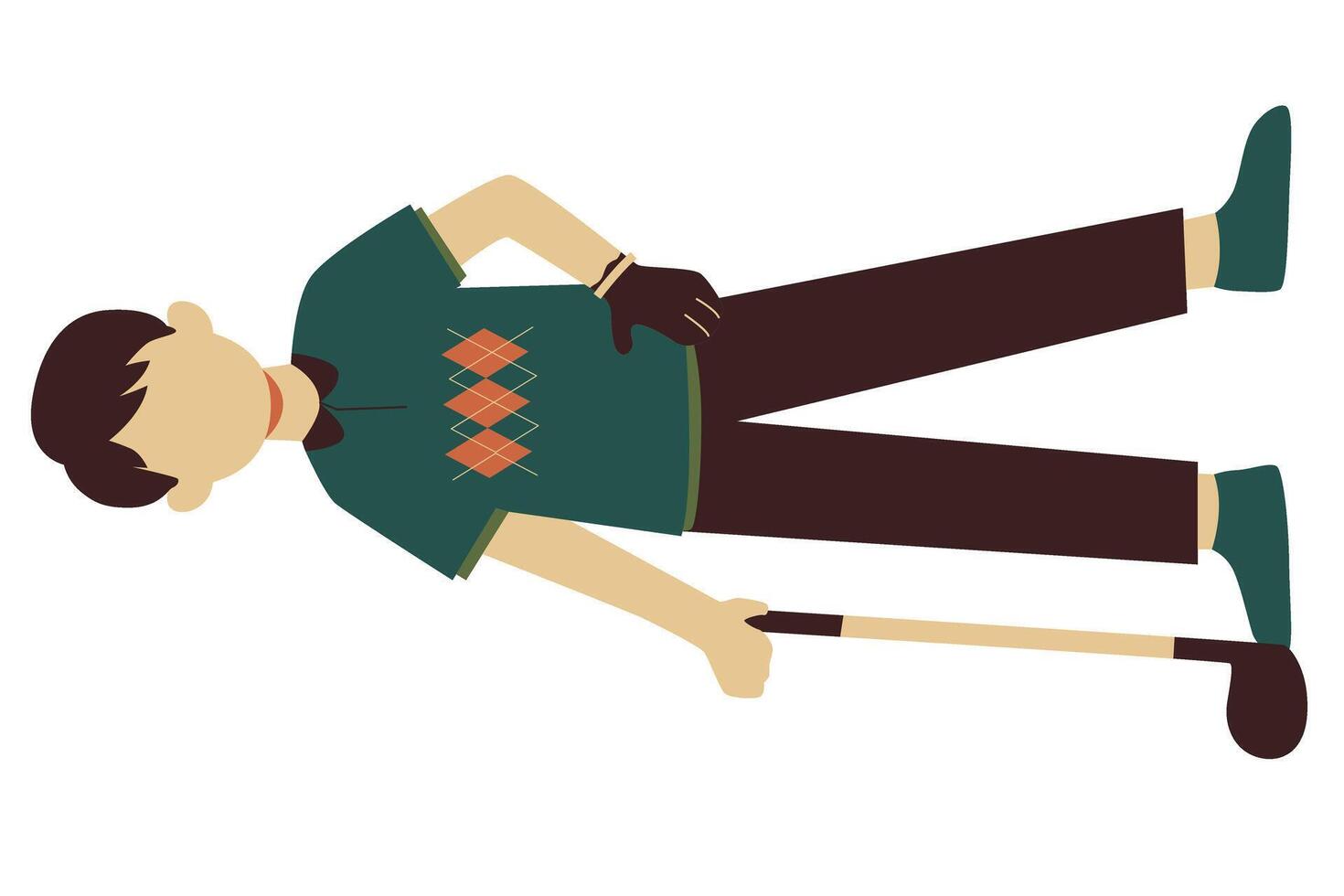 Full Set Golf Sports vector