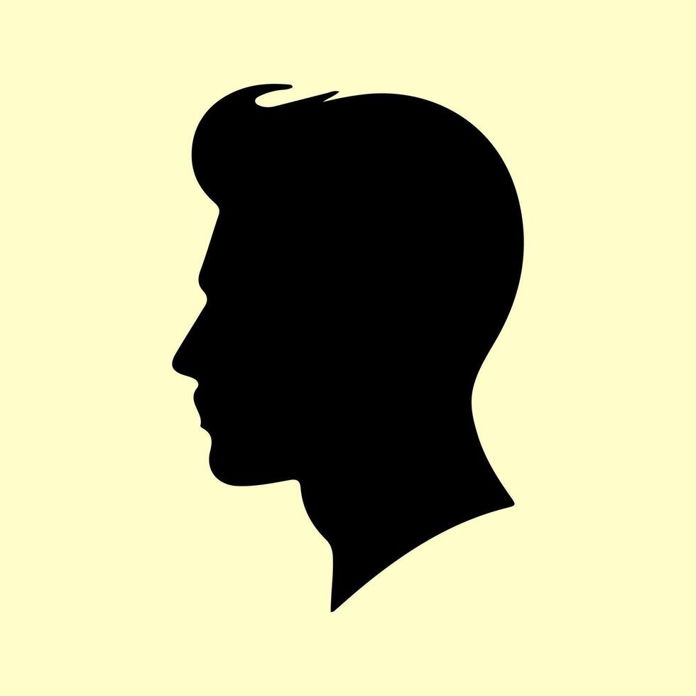 Elegant Hairstyles for Modern Men. vector