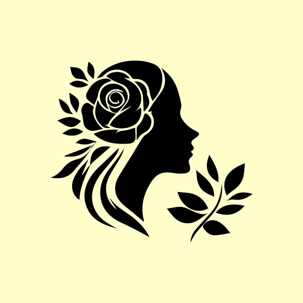 Elegant Hairstyles for Modern Women. vector