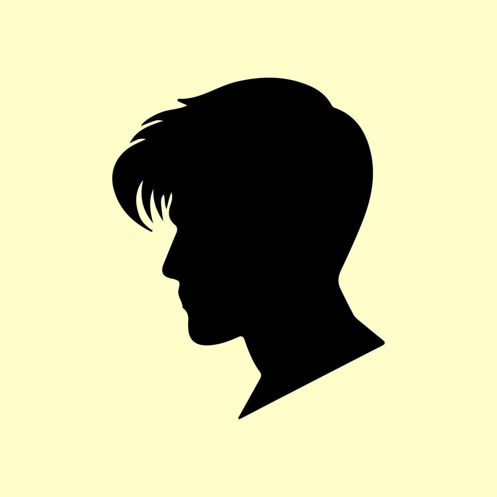 Elegant Hairstyles for Modern Men. vector