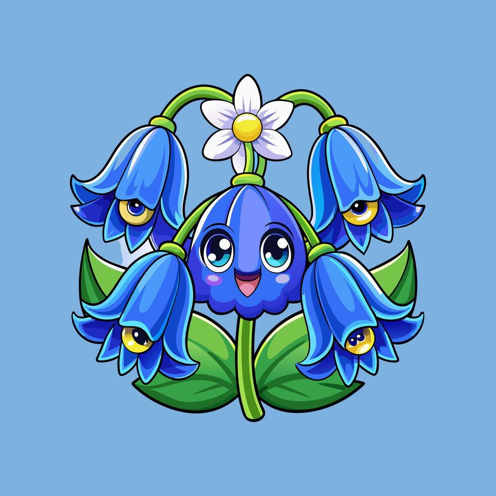 Outline flower set for artistic designs. vector