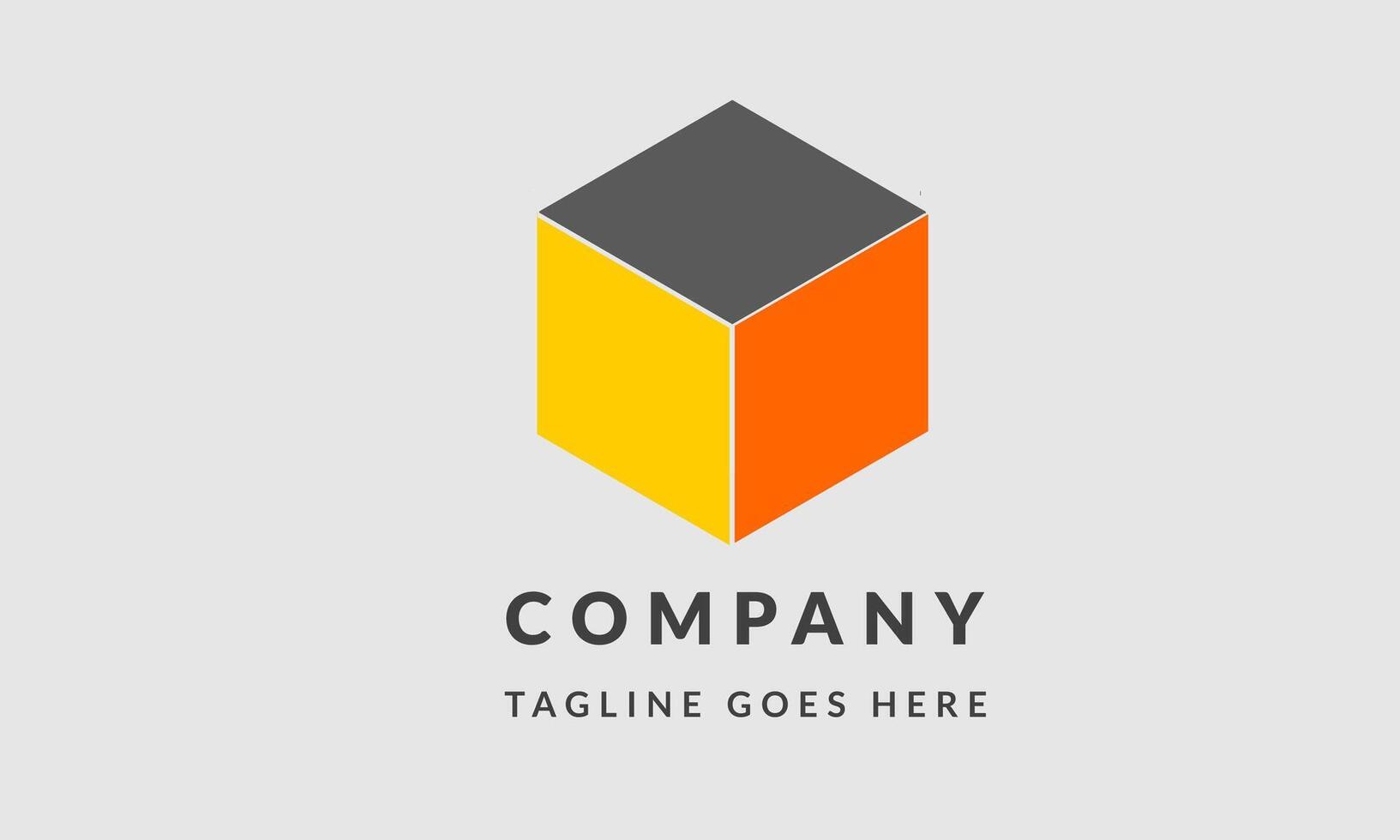Color box Logo for your Business vector
