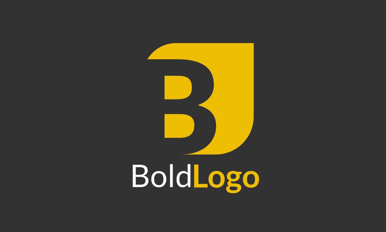The bold B Logo for your Business vector