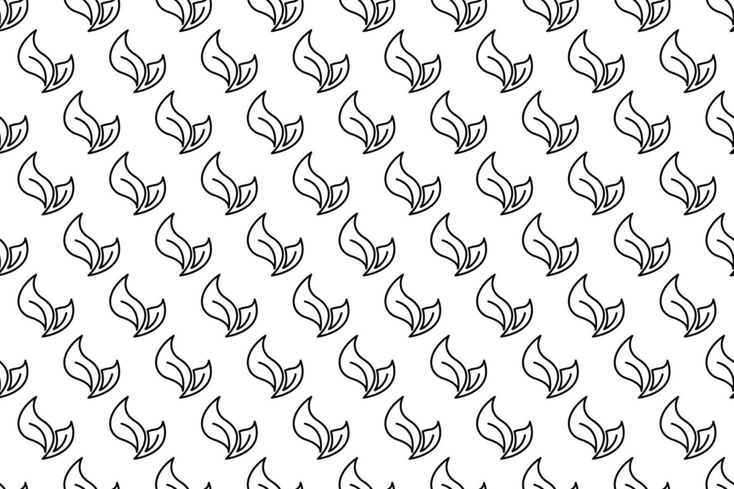 Abstract leaf seamless pattern background vector