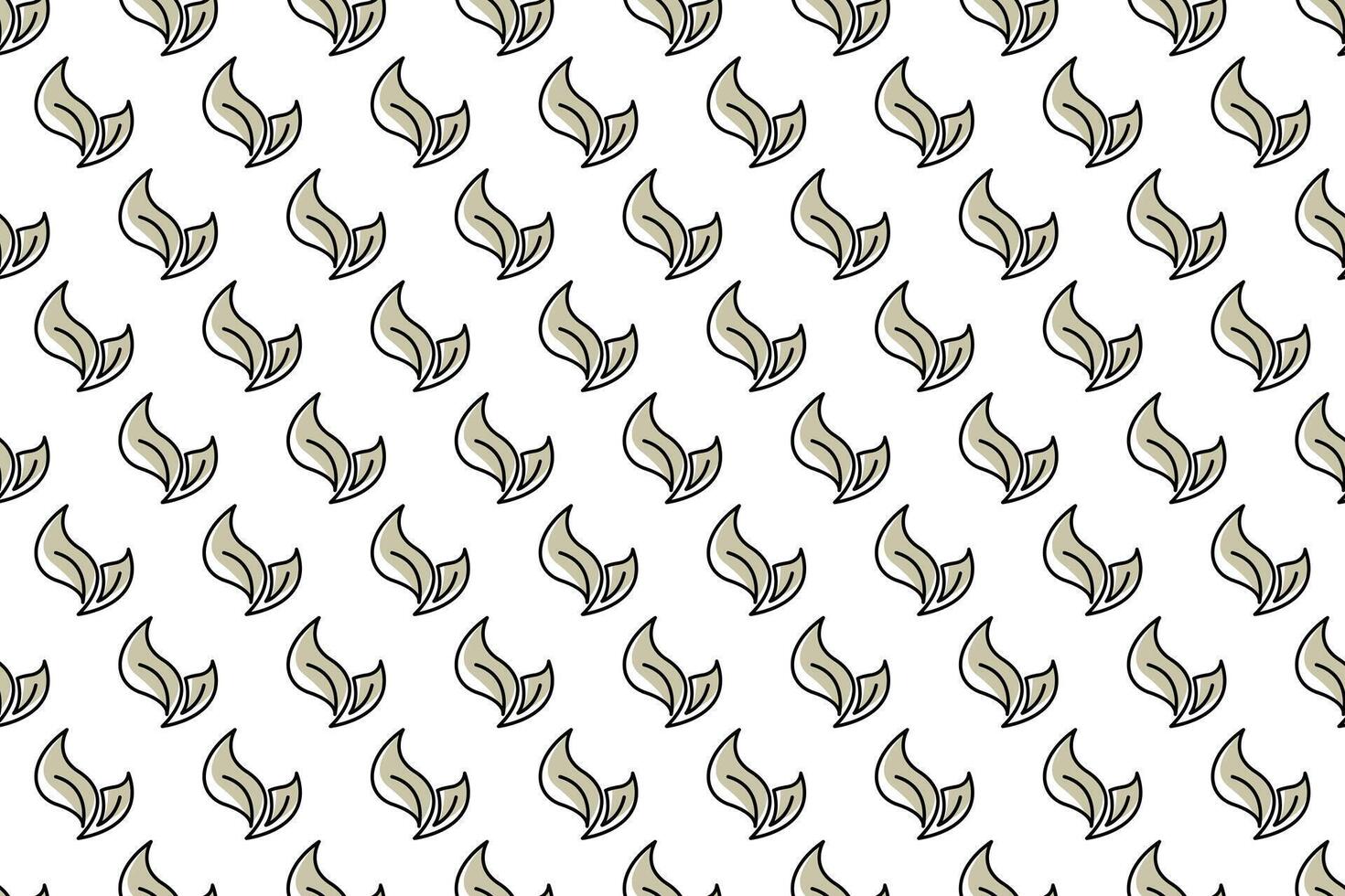 Abstract leaf seamless pattern background vector