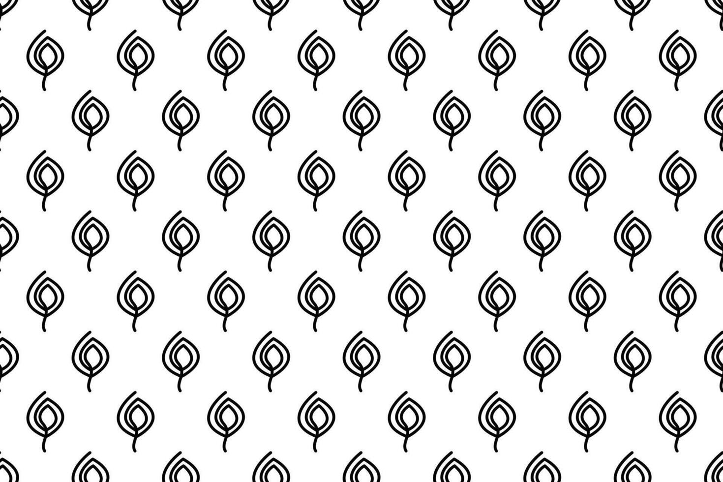 Abstract leaf seamless pattern background vector