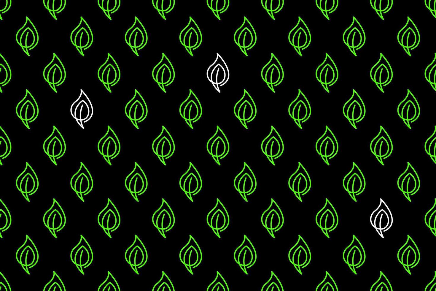 Abstract leaf seamless pattern background vector
