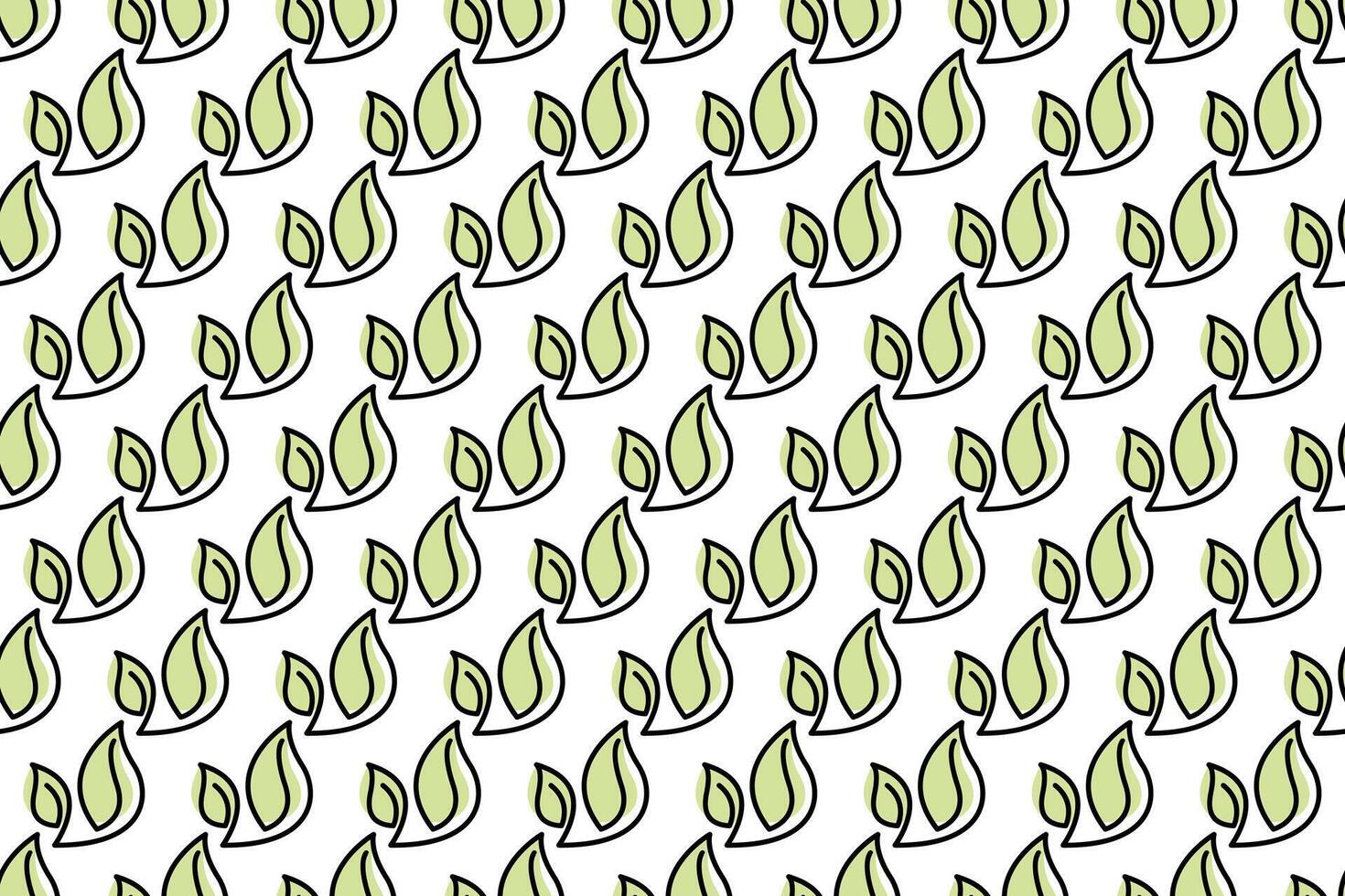 Abstract leaf seamless pattern background vector