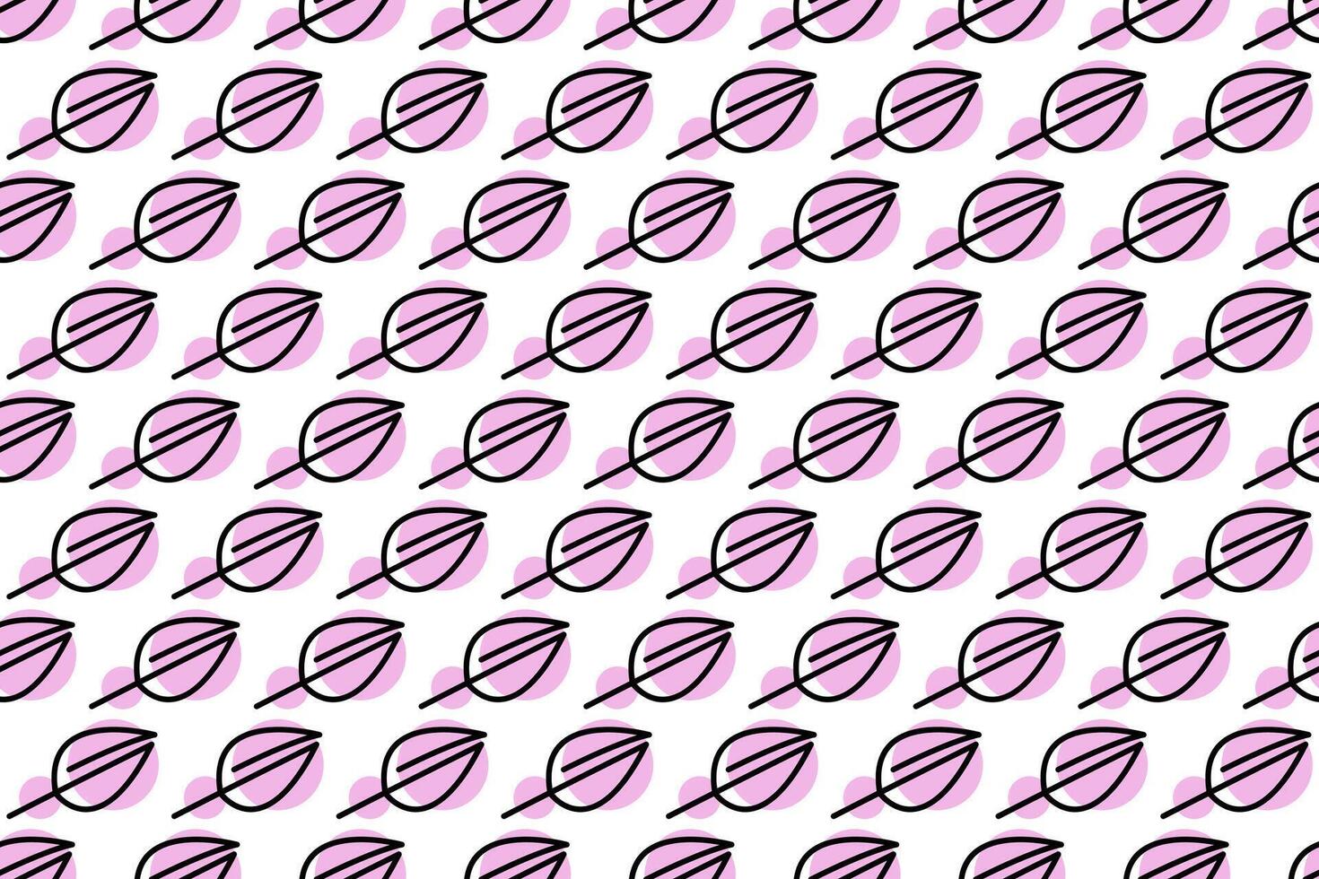 Abstract leaf seamless pattern background vector