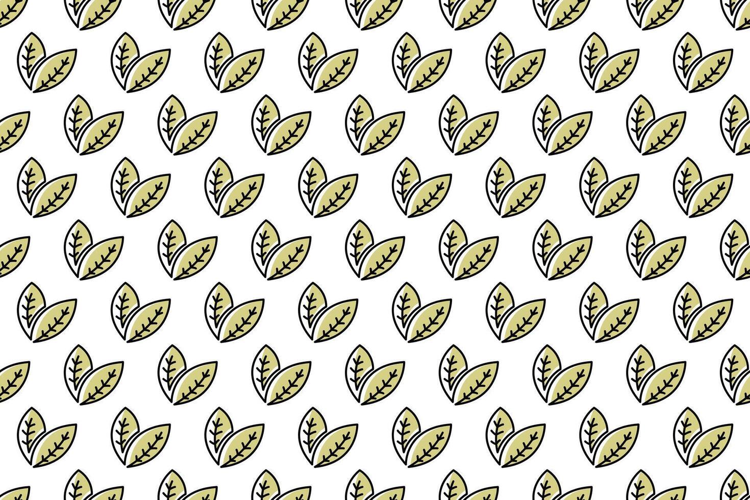 Abstract leaf seamless pattern background vector