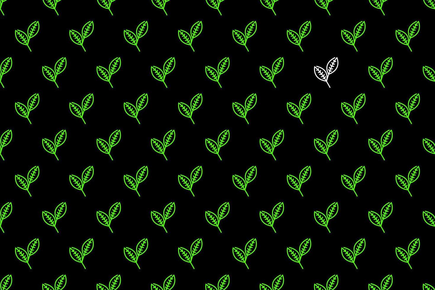 Abstract leaf seamless pattern background vector