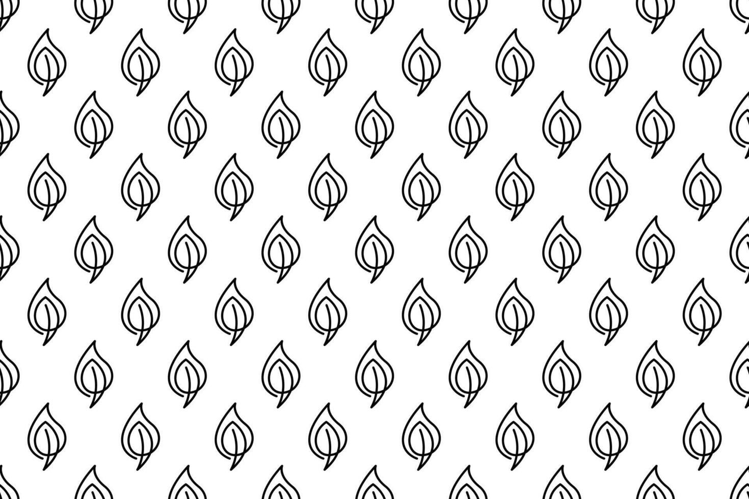 Abstract leaf seamless pattern background vector