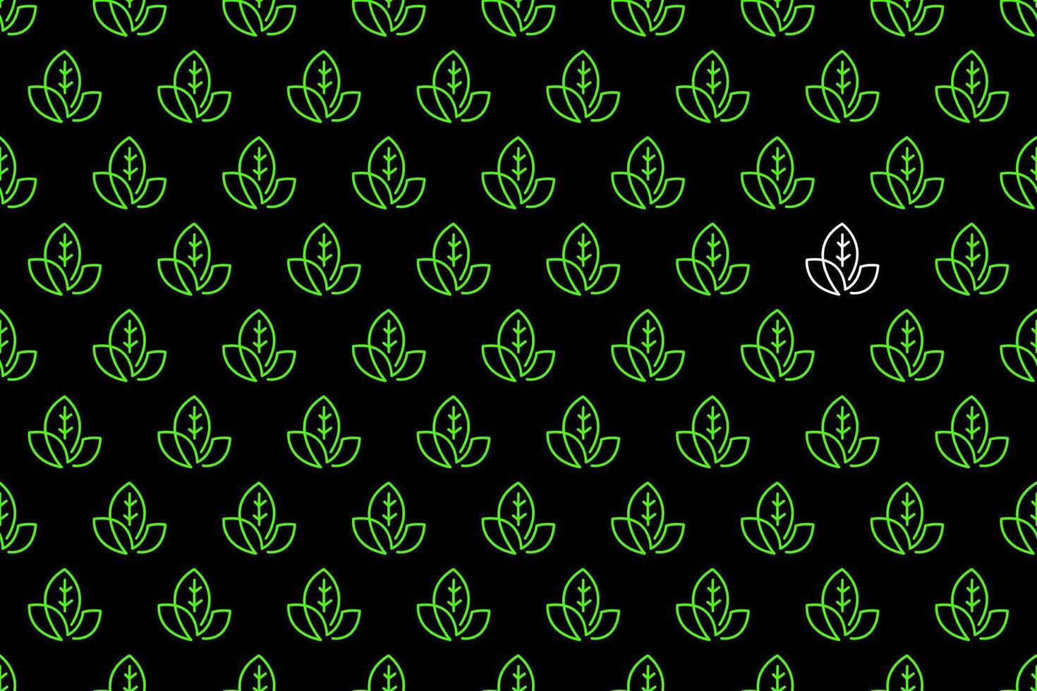 Abstract leaf seamless pattern background vector