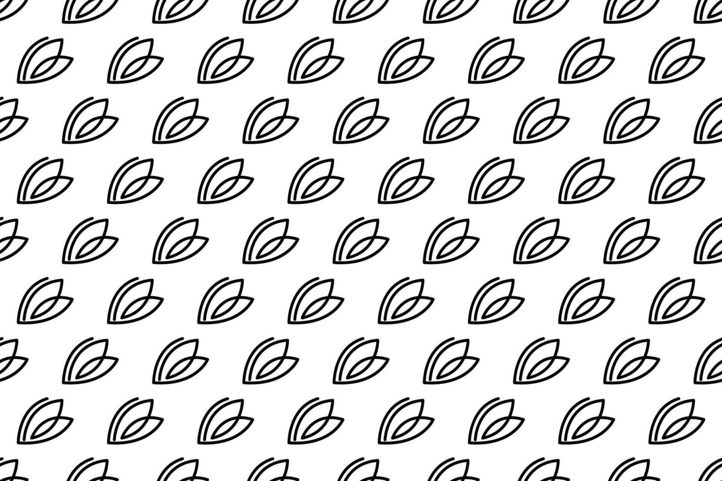 Abstract leaf seamless pattern background vector