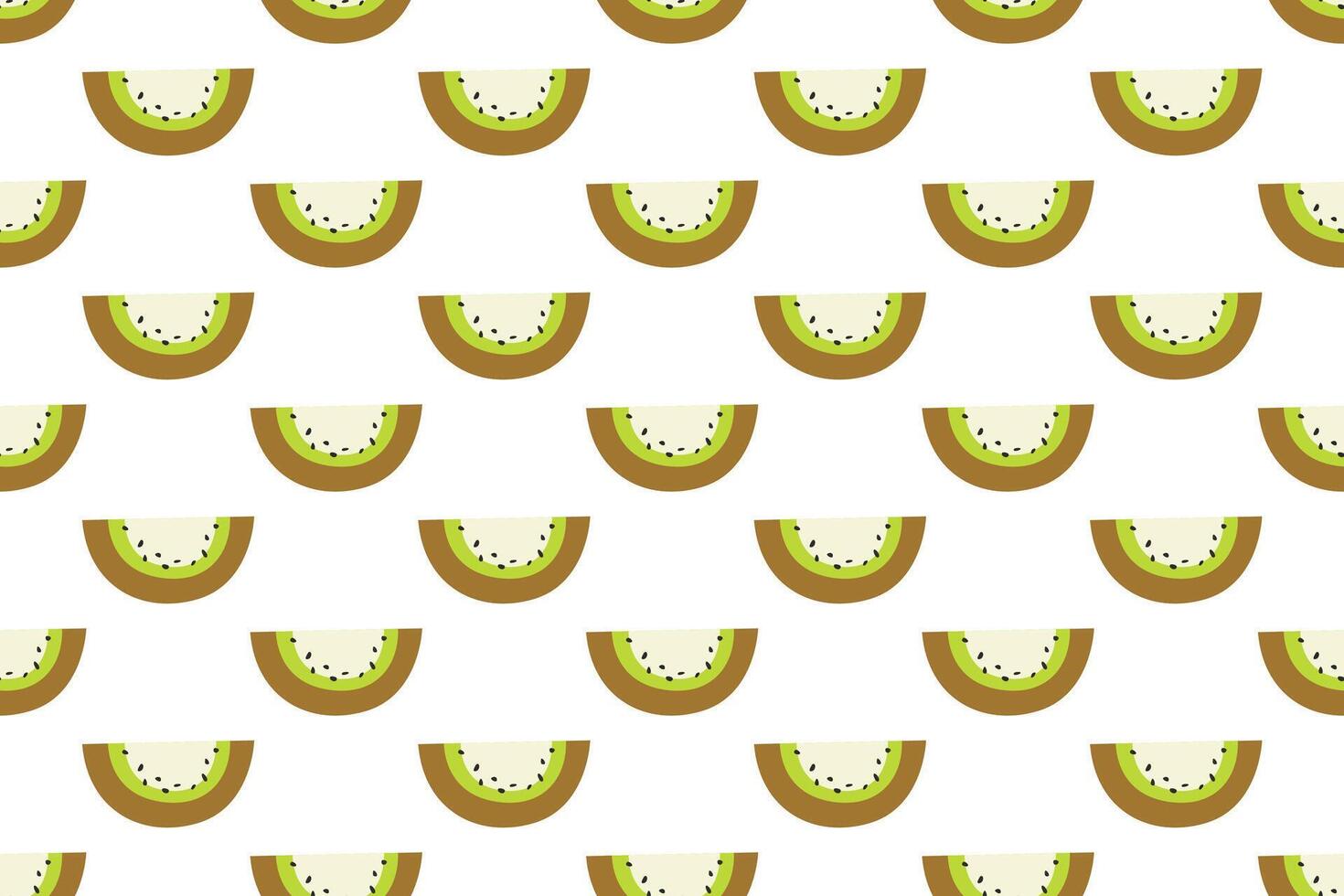 Kiwi fruit seamless pattern background vector