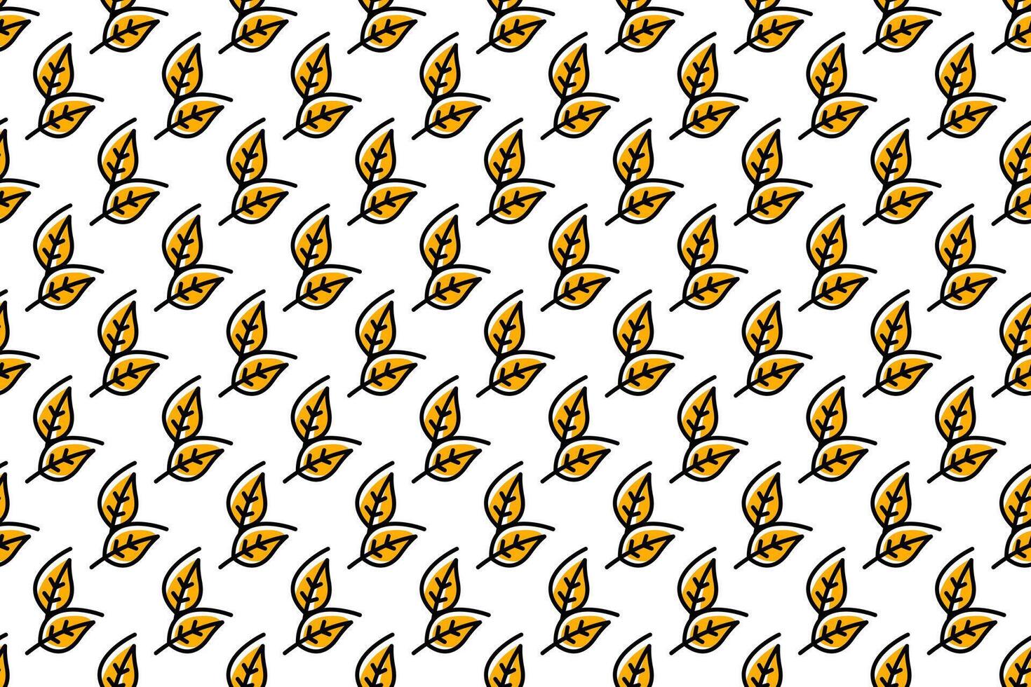 Abstract leaf seamless pattern background vector
