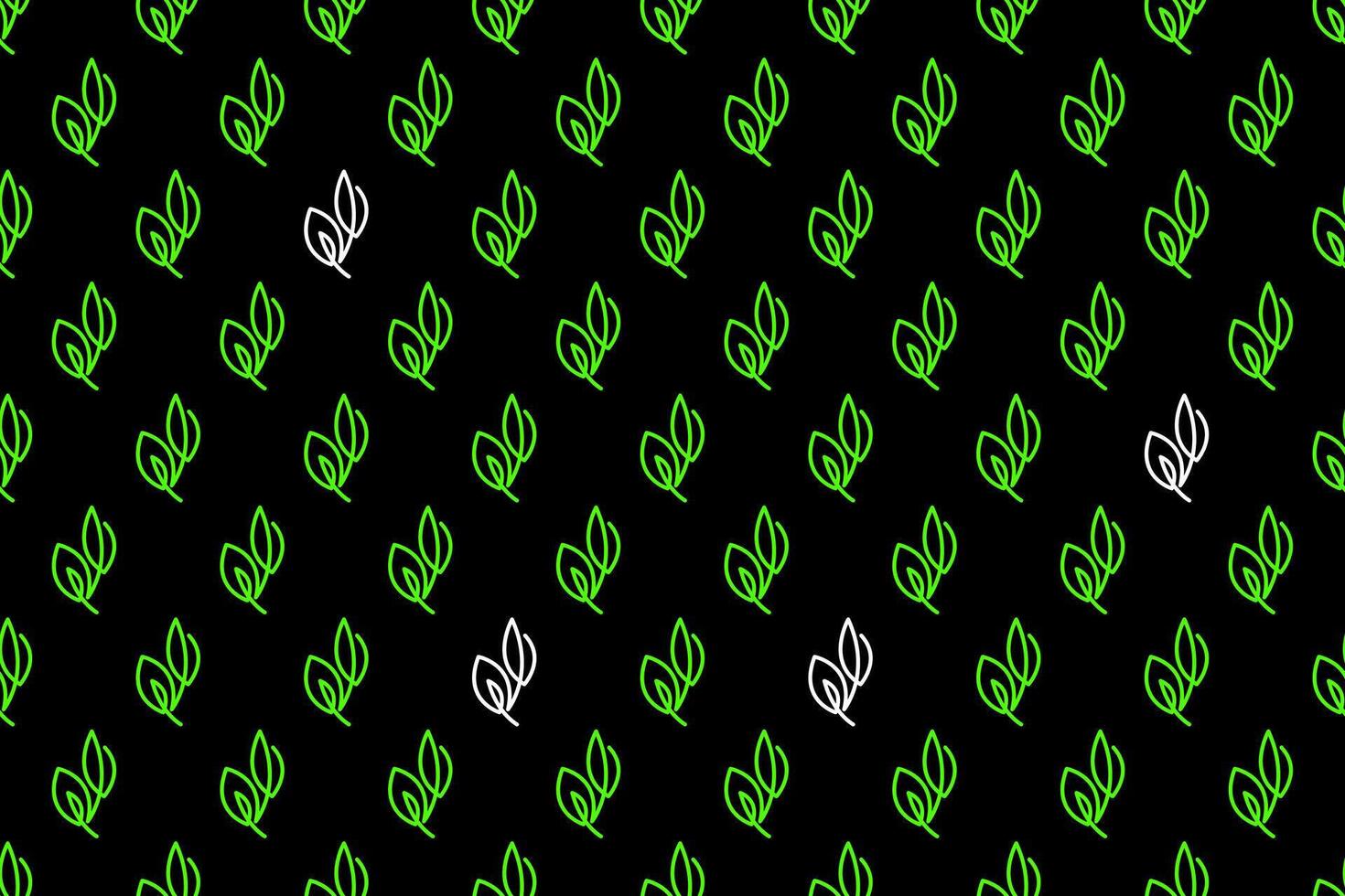 Abstract leaf seamless pattern background vector