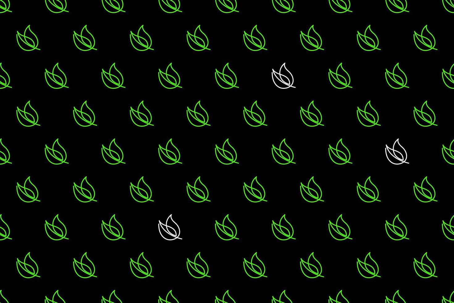 Abstract leaf seamless pattern background vector