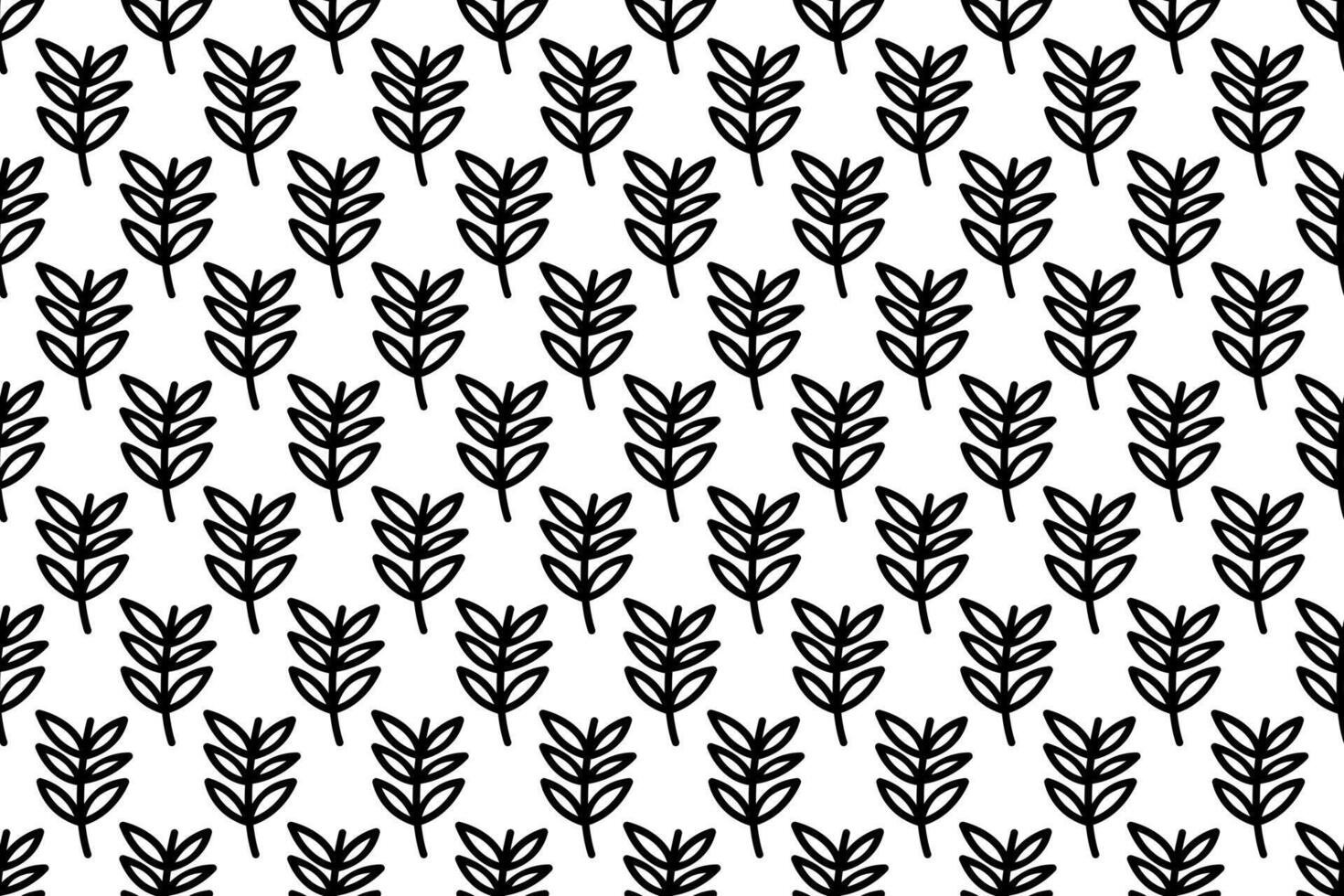Abstract leaf seamless pattern background vector
