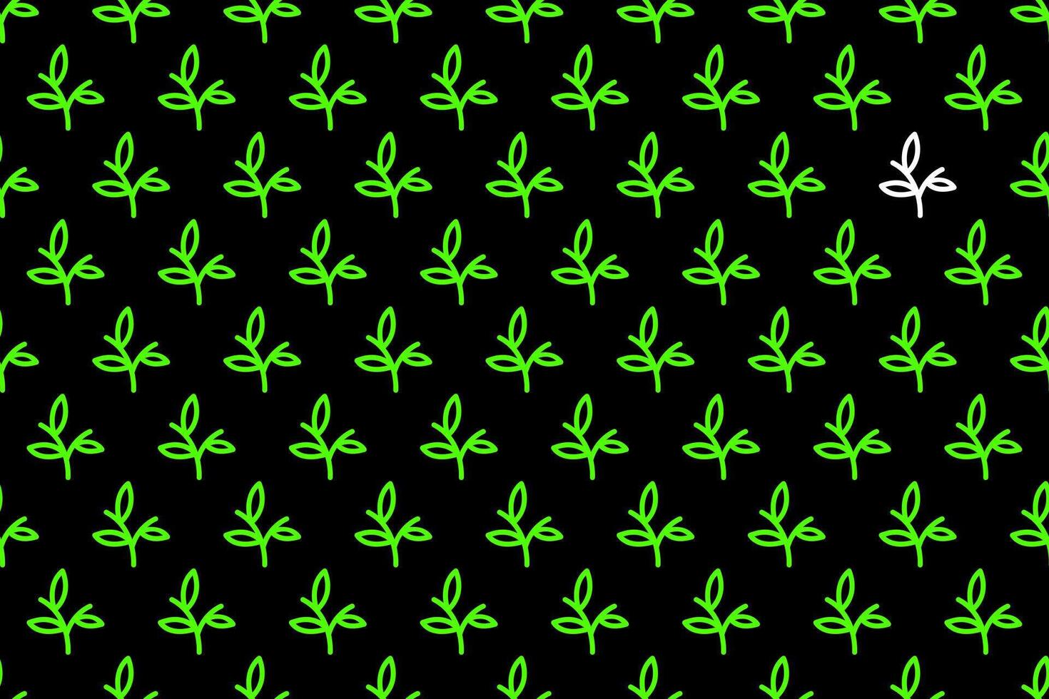 Abstract leaf seamless pattern background vector