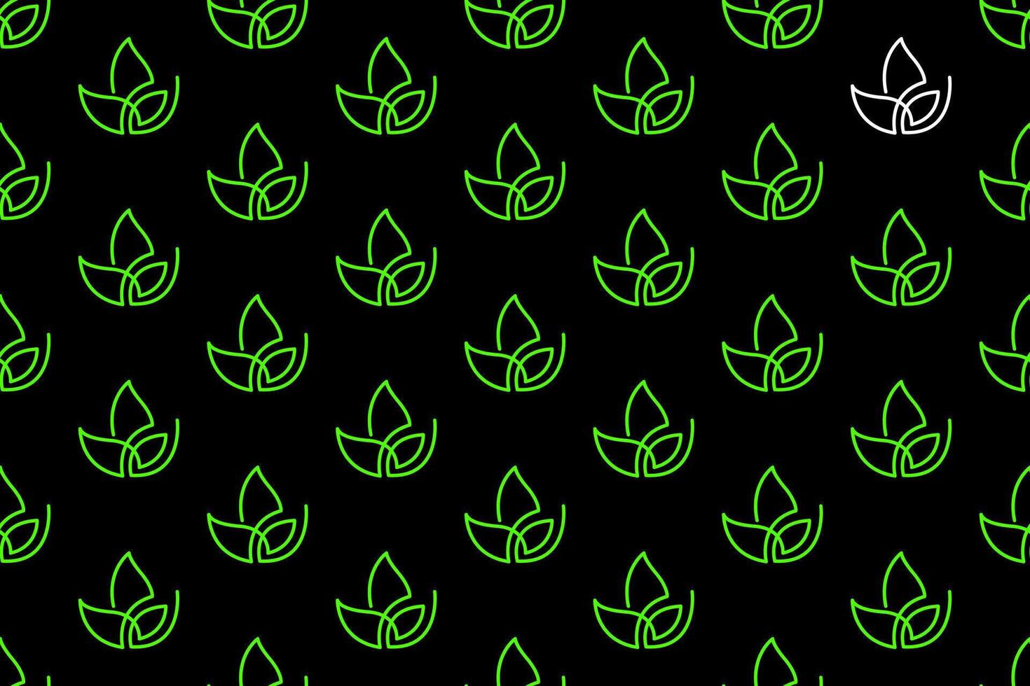 Abstract leaf seamless pattern background vector
