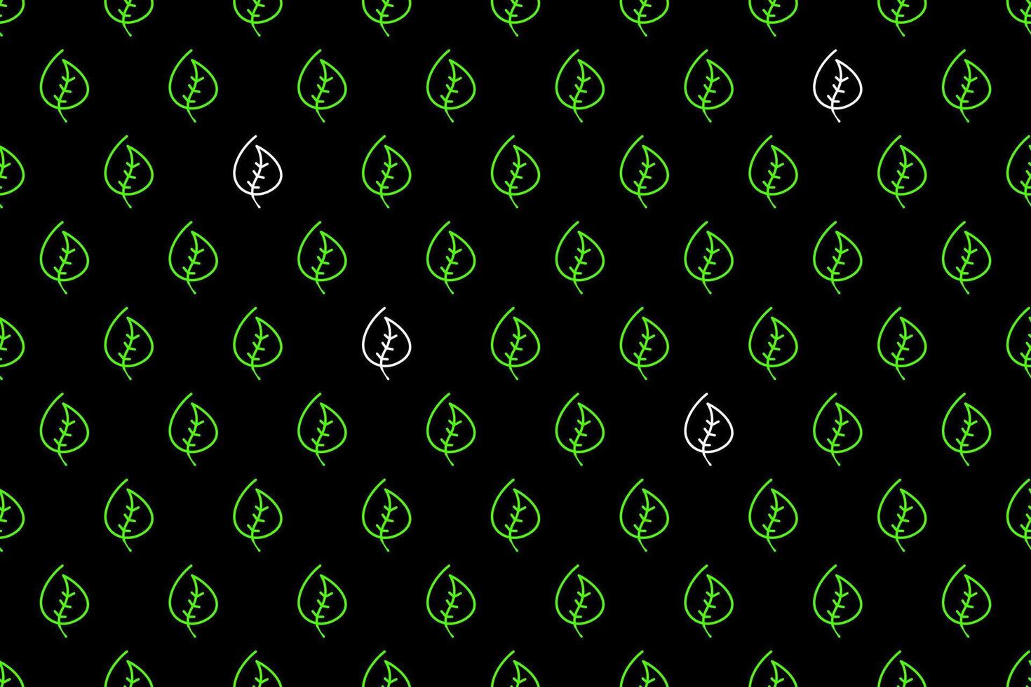 Abstract leaf seamless pattern background vector