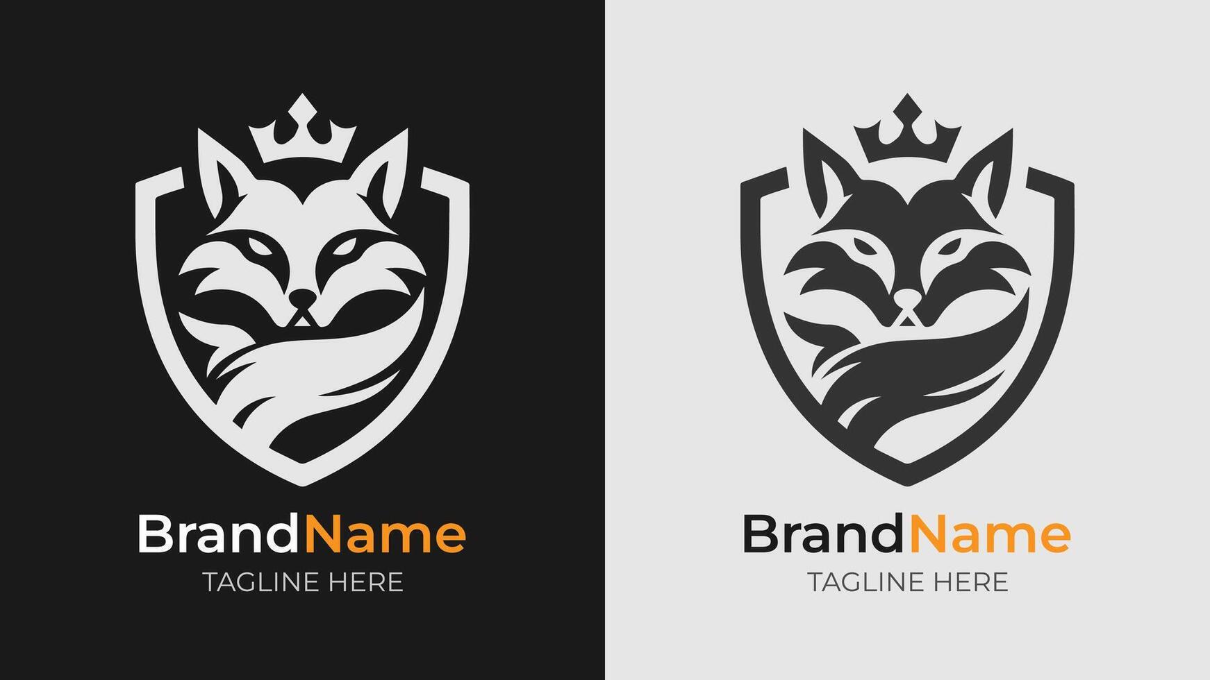Modern minimalist angry fox logo design. A modern minimalist angry fox logo design that combines simplicity with a powerful expression vector